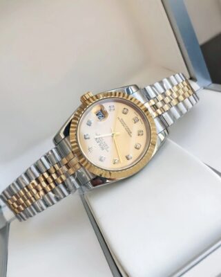 Replica Rolex Datejust RG/SS Jub Gold/Dial Feature Highlight