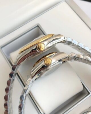 Replica Rolex Datejust RG/SS Jub Gold/Dial Style Perspective