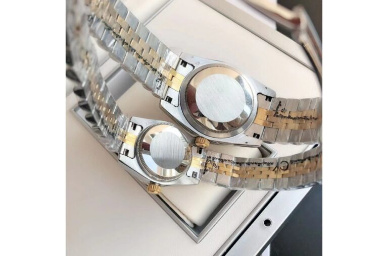 Replica Rolex Datejust RG/SS Jub Gold/Dial Alternate Angle