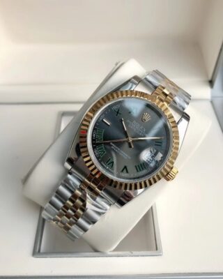 Replica Rolex Datejust RG/SS Jub Grey/Rmn Design Element