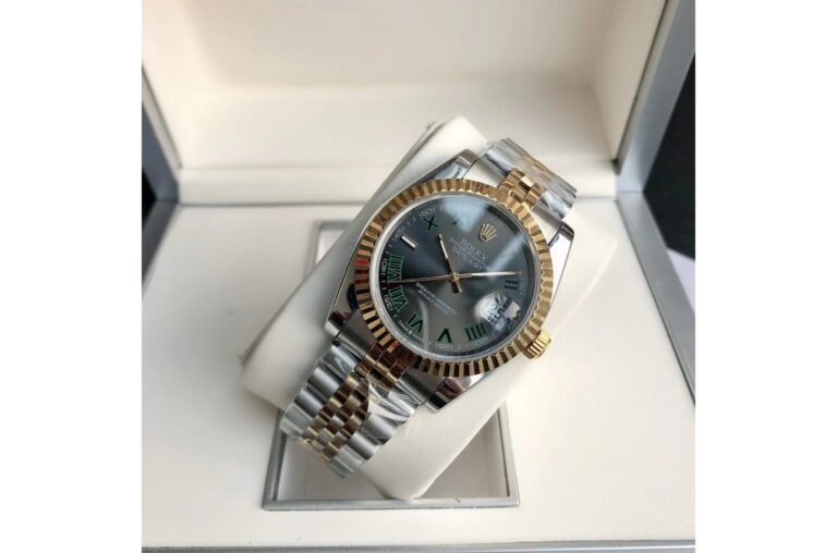 Replica Rolex Datejust RG/SS Jub Grey/Rmn Design Element