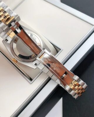 Replica Rolex Datejust RG/SS Jub Grey/Rmn Feature Highlight
