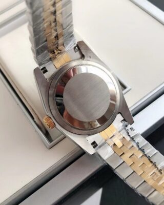 Replica Rolex Datejust RG/SS Jub Grey/Rmn Alternate Angle