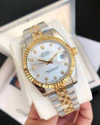 Rolex Datejust 36/28mm RG/SS Jub Sliver/Dia 2