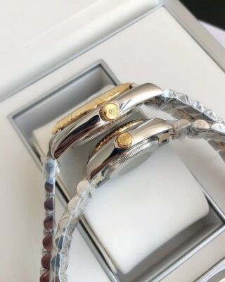 Replica Rolex Datejust RG/SS Jub Sliver/Dia Style Perspective