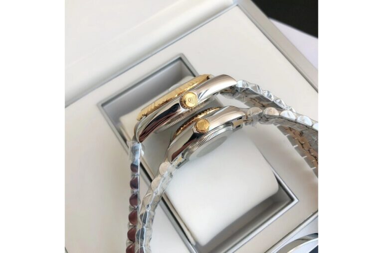 Replica Rolex Datejust RG/SS Jub Sliver/Dia Style Perspective