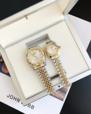 Replica Rolex Datejust RG/SS Jub Sliver/Dia Alternate Angle