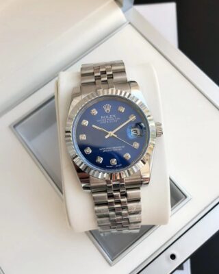 Replica Rolex Datejust SS/SS Jub Blue/Dial Design Element