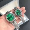 Rolex Datejust 36/28mm SS/SS Jub Green/Dia