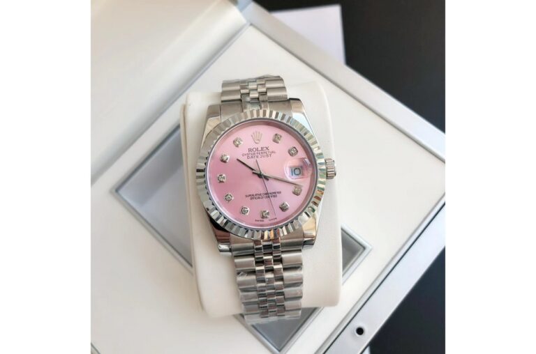 Replica Rolex Datejust SS/SS Jub Pink/Dial Design Element