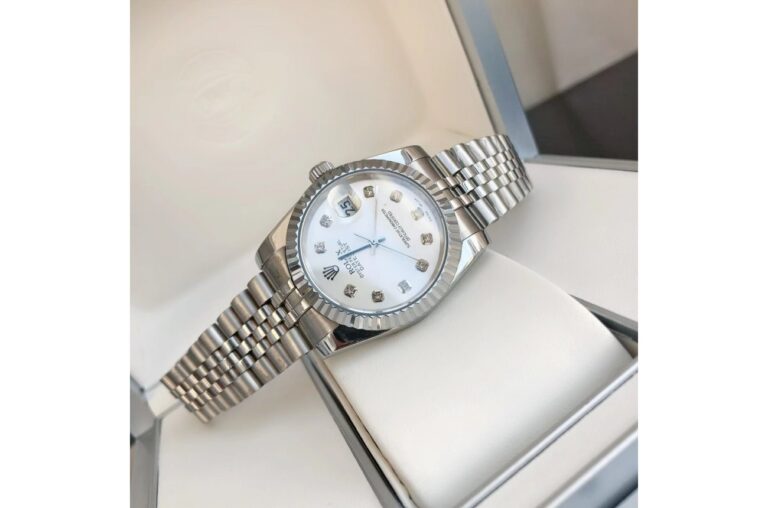 Replica Rolex Datejust SS/SS Jub Sliver/Dia Design Element