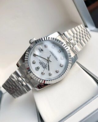 Replica Rolex Datejust SS/SS Jub White/Dial Design Element
