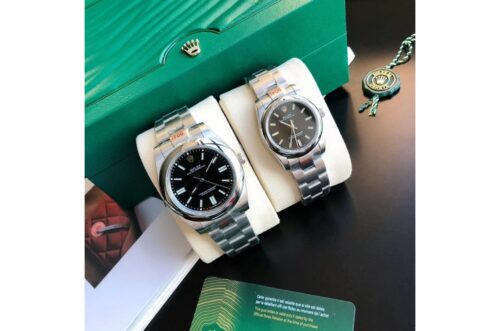 Oyster Perpetual SS/SS Black/Stk