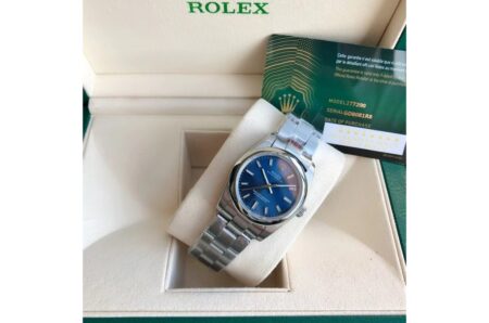 Rolex Oyster Perpetual 31/41mm SS/SS Blue/Stk 5