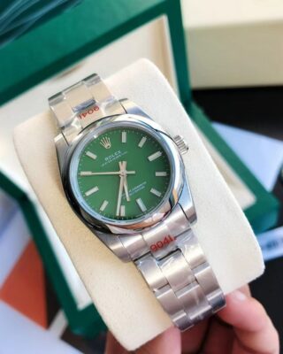 Rolex Oyster Perpetual 31/41mm SS/SS Green/Stk 2