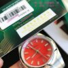 Rolex Oyster Perpetual 31/41mm SS/SS Red/Stk 6