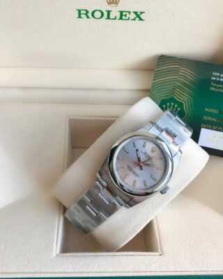 Replica Rolex Oyster Perpetual SS/SS Sliver/Stk Design Element