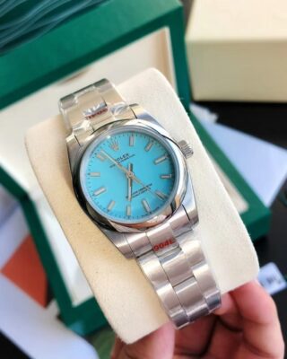 Rolex Oyster Perpetual 31/41mm SS/SS Tiffany Blue/Stk 2