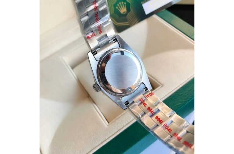 Replica Rolex Oyster Perpetual SS/SS Tiffany Blue/Stk Style Perspective