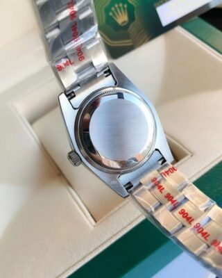 Replica Rolex Oyster Perpetual SS/SS Yellow/Stk Alternate Angle