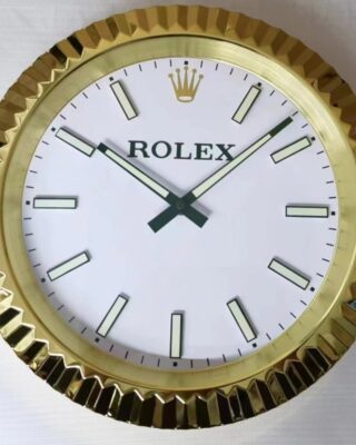 ROLEX WALL CLOCK – DATEJUST GOLD