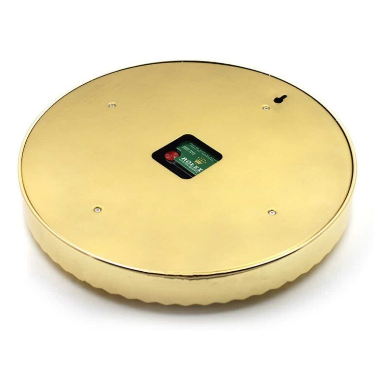 Replica ROLEX WALL CLOCK – DATEJUST GOLD Profile Shot