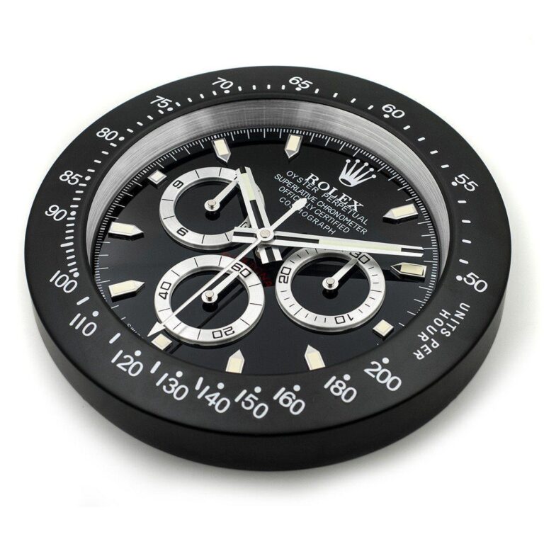 Replica ROLEX WALL CLOCK – DAYTONA Reverse Panda Perspective View