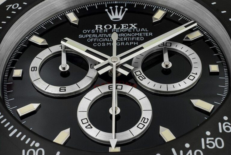Replica ROLEX WALL CLOCK – DAYTONA Reverse Panda Close-Up Focus