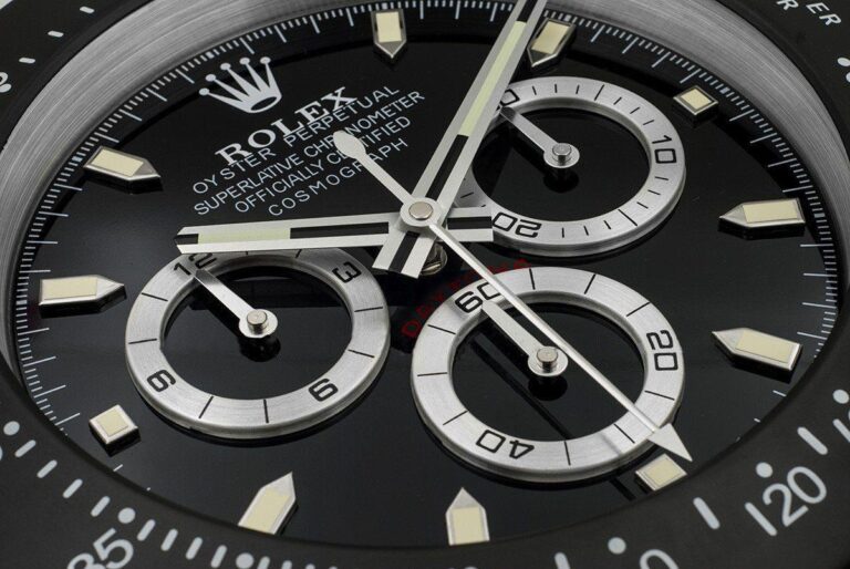 Replica ROLEX WALL CLOCK – DAYTONA Reverse Panda Design Element