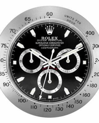 ROLEX WALL CLOCK – DAYTONA CHRONOGRAPH BLACK 2