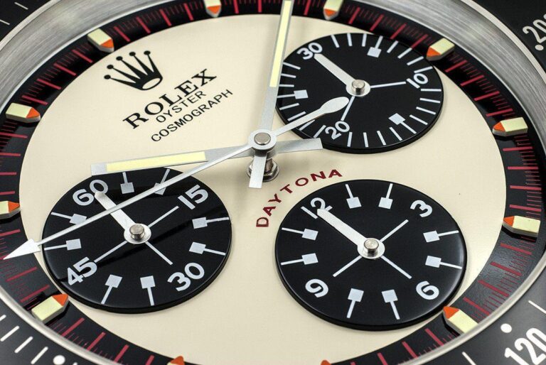 Replica ROLEX WALL CLOCK – DAYTONA PAUL NEWMAN Close-Up Focus