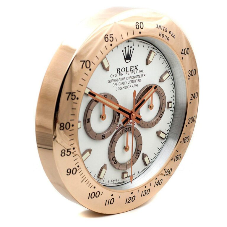 Replica ROLEX WALL CLOCK – DAYTONA ROSE GOLD