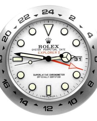 ROLEX WALL CLOCK – EXPLORER 2 WHITE 2