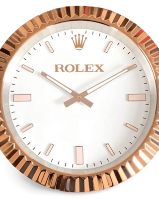 ROLEX WALL CLOCK – F1 ROSE GOLD OYSTER