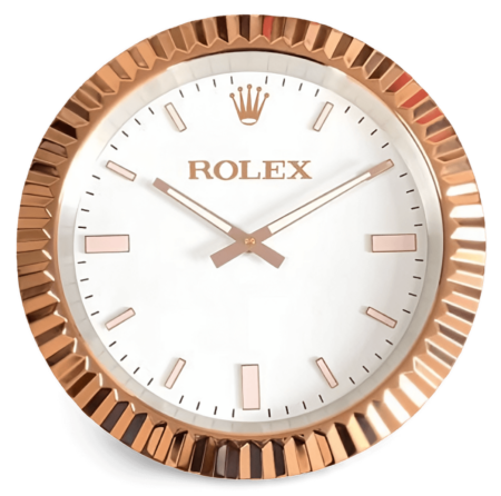 ROLEX WALL CLOCK – F1 ROSE GOLD OYSTER
