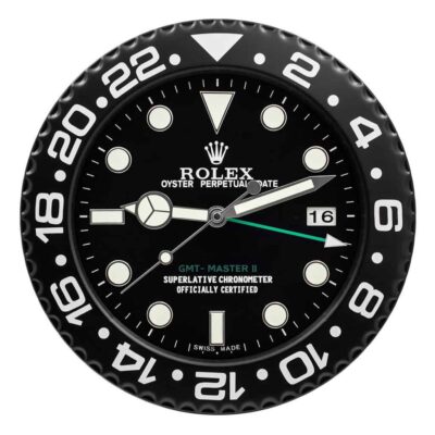Replica ROLEX WALL CLOCK – GMT MASTER II BLACK