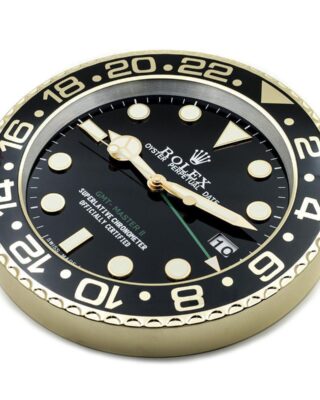 Replica ROLEX WALL CLOCK – GMT MASTER II GOLD Close-Up Focus