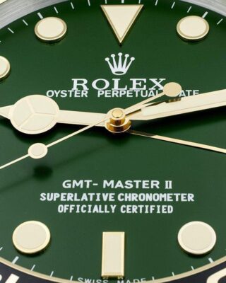 Replica ROLEX WALL CLOCK – GMT MASTER II GOLD Close-Up Focus