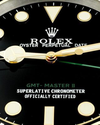 Replica ROLEX WALL CLOCK – GMT MASTER II GOLD Design Element