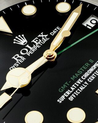 Replica ROLEX WALL CLOCK – GMT MASTER II GOLD Profile Shot