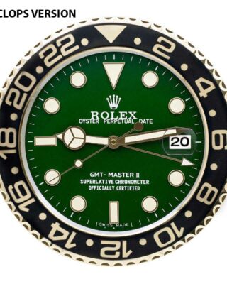Replica ROLEX WALL CLOCK – GMT MASTER II GOLD Style Perspective