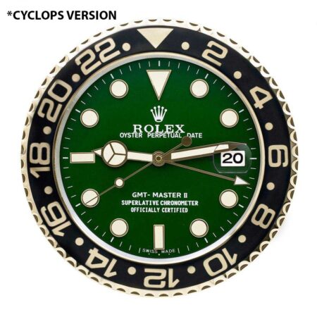 ROLEX WALL CLOCK – GMT MASTER II GOLD 8