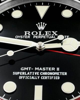 Replica ROLEX WALL CLOCK – GMT MASTER II ‘COKE’ Close-Up Focus