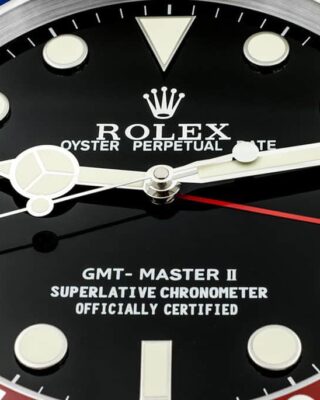 Replica ROLEX WALL CLOCK – GMT MASTER II ‘PEPSI’ EDITION Design Element