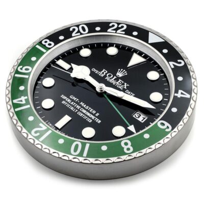 Replica ROLEX WALL CLOCK – GMT MASTER II ‘SPRITE’ Angle Detail