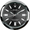 ROLEX WALL CLOCK – OYSTER PERPETUAL BLACK