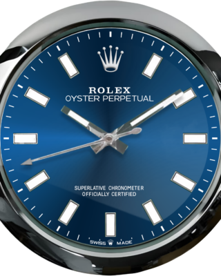 ROLEX WALL CLOCK – OYSTER PERPETUAL BLUE