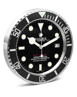Replica ROLEX WALL CLOCK – SEA-DWELLER ‘RED’ Angle Detail