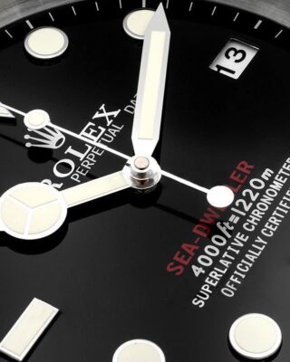 Replica ROLEX WALL CLOCK – SEA-DWELLER ‘RED’ Close-Up Focus