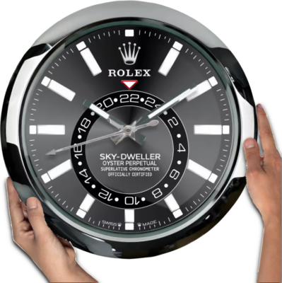 Replica ROLEX WALL CLOCK – SKY DWELLER Perspective View
